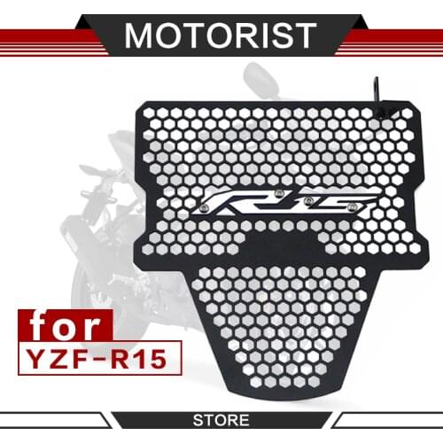 MOTORIST Aluminum Motorcycle Radiator Guard Grille Protection Water Tank Guard For YAMAHA YZF R15 V3 V3.0 VVA 2017 2018 2019