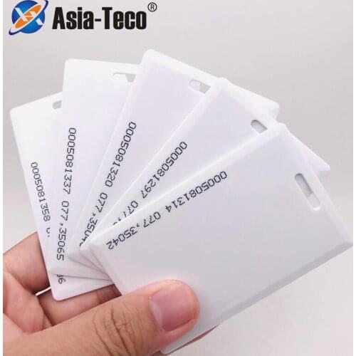 25pcs/Lot 1.8mm 125KHz RFID Access Smart Card Inductive ID White Card for Access Control System Time Attendance Device