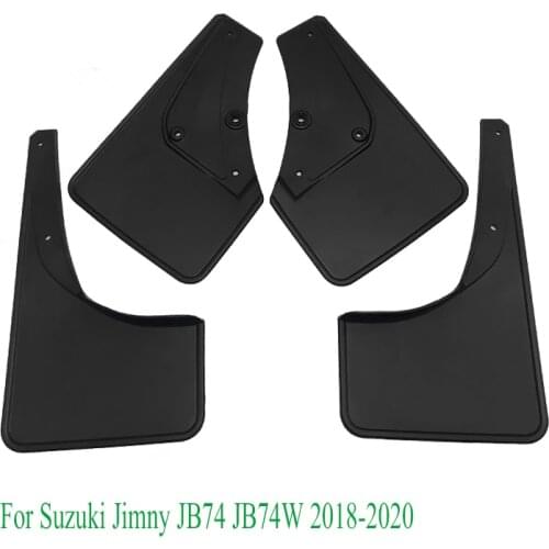4Pcs Auto Mud Flaps for Suzuki Jimny JB74 JB74W 2018-2020 Mudflaps Splash Guards Front Rear Mudguards Mud Flap Fender