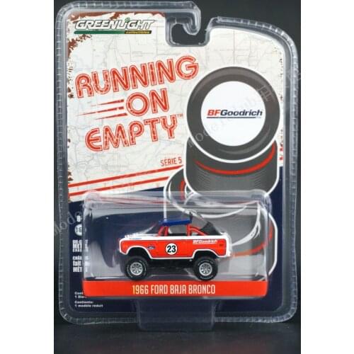 GreenLight cars 1/64 1966 Ford Baja Bronco Collector Edition Metal Diecast Model Car Kids Toys Gifts