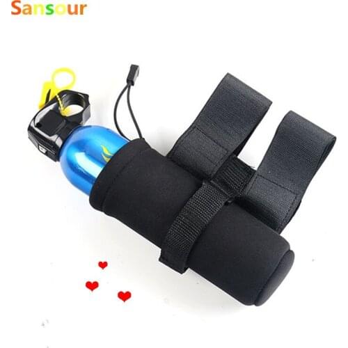 Sansour Oxford Black Bandage Roll Bar Fire Extinguisher Holder For Jeep Wrangler Nylon Straps Small Size Car Styling