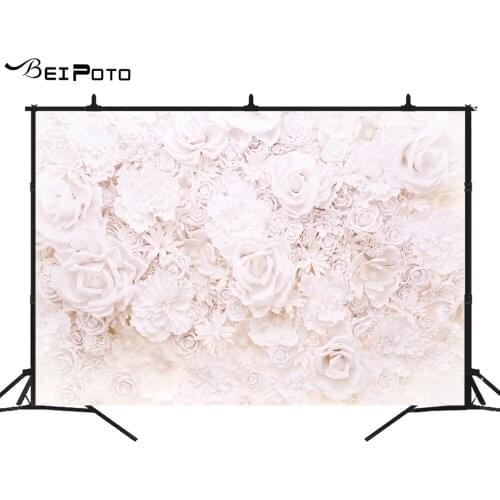 BEIPOTO Pink white Paper Flower newborn Photography Props photo backdrops background wedding bridal shower photoshoot