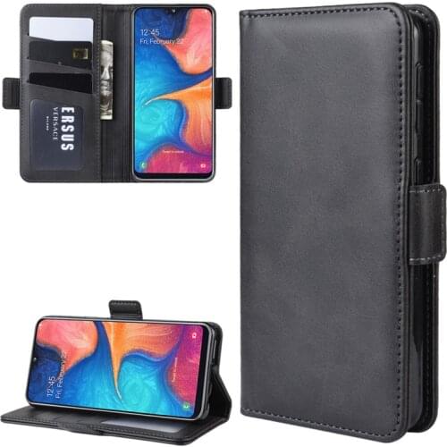 Case For Samsung A20E Leather Wallet Flip Cover Vintage Magnet Phone Case For Galaxy A20E Coque