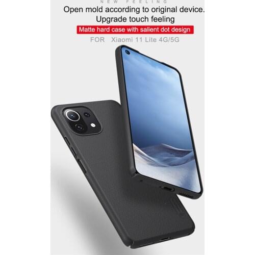 For Xiaomi Mi 11 Lite 4G/5G / Mi 11 Pro Genuine NILLKIN Super Frosted Shield Matte Hard Case Cover