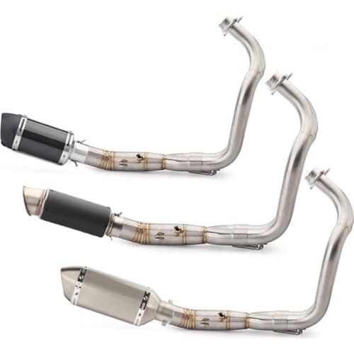 For Yamaha MT-07 FZ-07 MT07 FZ07 MT 07 2014-2017 XSR700 2014-2019 Motorcycle Full Exhaust System pipe Muffler Pipe