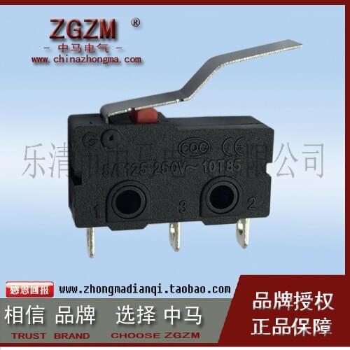 HWEXPRESS 50PCS Fretting Switch ZW12-H Copper Contact 3-5A Tripod Full Copper Paper