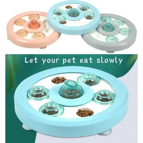 New Pet Slow Bowl Dog Training Toy Biting Game Fun Treasure Bowl Increase IQ Interactive Slow Dispensing Feeding Dog Cat Puppy