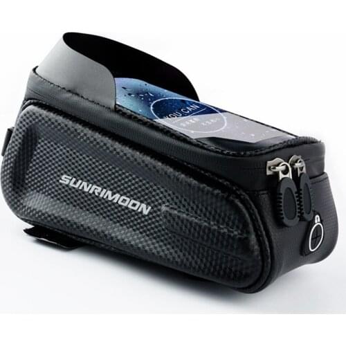 Bike Phone Front Frame Bag Bicycle Bag Waterproof Bike Phone Mount Top Tube Bag Bike Phone Case Holder Accessories Cycling