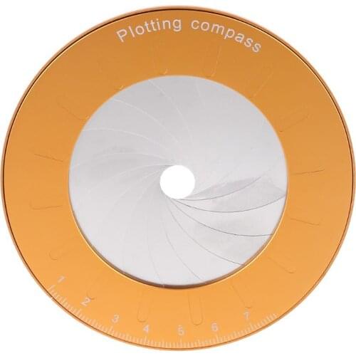 Circle Drawing Tool Stainless Steel Plotting Compass Drafting Drawing Ruler Tool