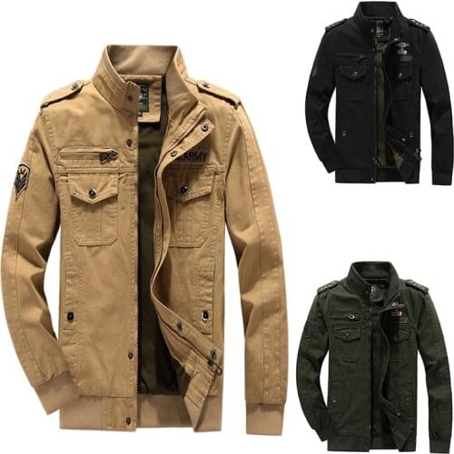 TEHEZAD Men Jacket New Washed Hardcore Tactical Jackets Men Retro Windbreaker Jacket Male Cotton Coat Outdoor 6Xl Hiking Jackets