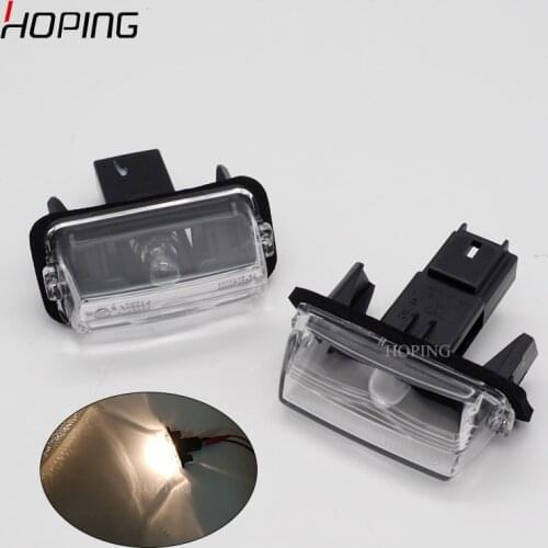 Hoping Rear License Plate Light For TOYOTA YARIS CAMRY COROLLA ALTIS AVENSIS VERSO E`Z LEVIN AURIS License Plate Lamp