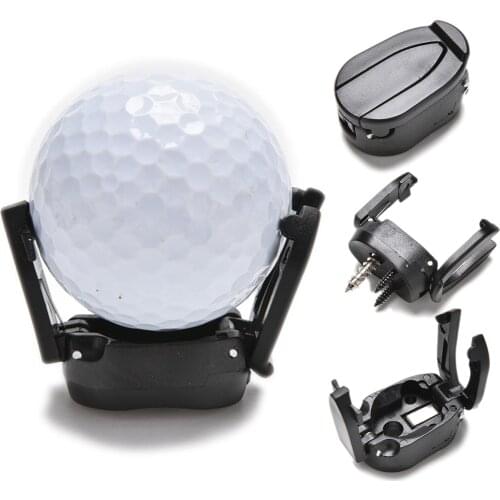 MiniGolf Ball Pick Up Back Tool Saver Claw Putter Grip Retriever Grabber Hot Golf Ball Picker (Black)