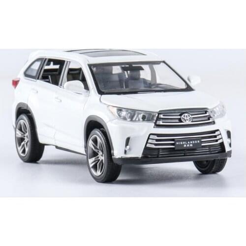 High simulation 1:32 alloy car model,Highlander off-road SUV car toy,6 door simulation sound and light,free shipping