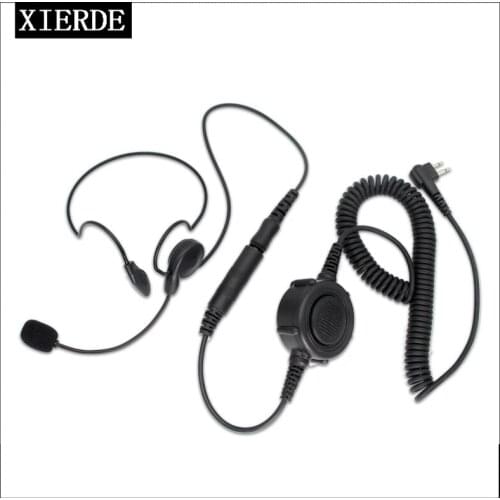 Walkie Talkie Microphone Heavy Duty U94 PTT Rear-mounted headphones Mic Earpiece Radio Nato Tactical Headset for MOTOROLA HYT