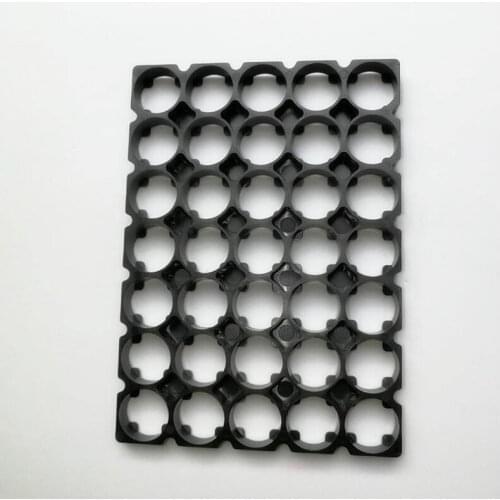 500pcs/lot MasterFire 5*7 Cell 18650 Battery Spacer Radiating Shell Plastic Heat Holder Bracket Batteries Storage Box Brackets