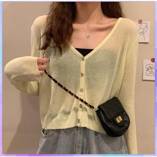 Sexy See Through Women Bikini Cover Up Long-Sleeved Pareo Beach Cover Up Summer Sheer Mesh Thin Shawl Crop Top V-Neck Coat