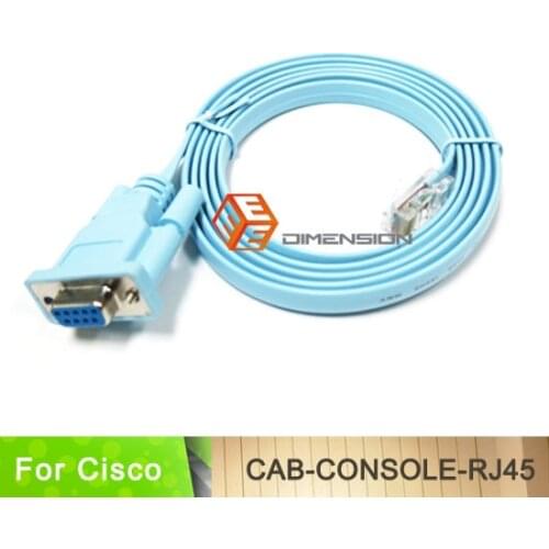 6 FT Length Router Network Cable Cab-console-rj45 Rs232 Db9 Serial To Rj45 Console for Cisco Router
