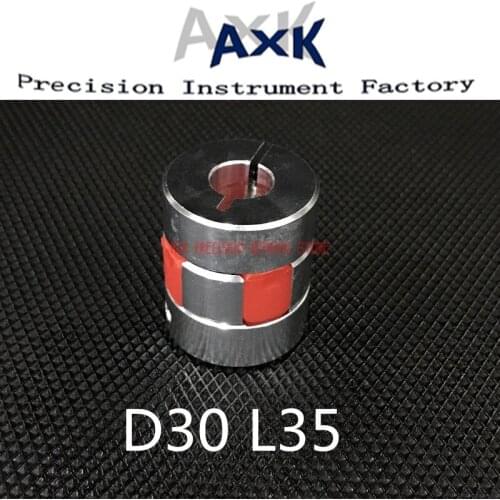 Ball Bearing 12pcs Flexible Jaw Spider Plum Coupler 8mm To Shaft Coupling D30 L35 5 6 6.35 7 8 9 9.525 10 11 12 12.7 14 15 16mm