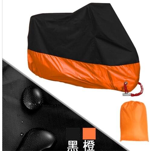 Motorcycle cover universal Outdoor UV Protector Scooter All Season waterproof Bike Rain Dustproof cover M L XL 2XL 3XL 4XL 190T