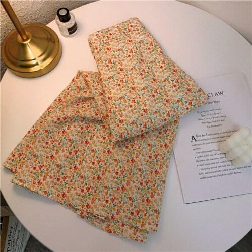 Women 2021 Summer Fashion Loose Printed Skirts Female New Mid-long Chiffon Skirts Ladies High Waist Thin A-line Skirts E243