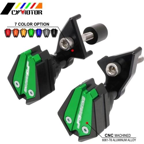 Motorcycle CNC Falling Protection Frame Slider Guard Anti Crash Pad Protector For KAWASAKI Ninja ZX10R ZX-10R 2011-2017