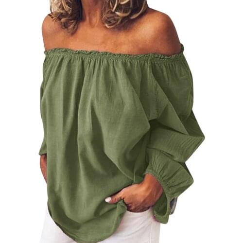 Women Ruffle Off Shoulder Tshirt Sexy Pleated Long Sleeve Pullover Tees Summer Solid Oversized T-Shirt Streetwear Tops Рубашки