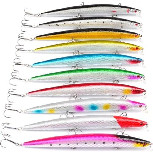 18.5cm 24.5g Minnow lure fishing Fishing Lure Lifelike Minnow Hard Baits 3D Eyes Crankbait Wobblers Carp Fishing Peaca Tackle