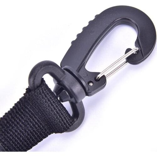 2PCS Kayak Paddle Keeper Oar Webbing Strap Holder Snap Clip Inflatable Paddle