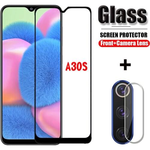 2 in 1 For Samsung A30S Protective Glass For Samsung Galaxy A30s Camera Lens Screen Protector for samsung A 30S a 30 S SM-A307F