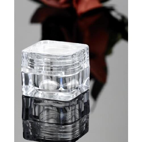 50PCS 5G Cosmetic Empty Jar Pot Eyeshadow Makeup Face Cream Container Bottle Acrylic for Creams Skin Care Products makeup tool