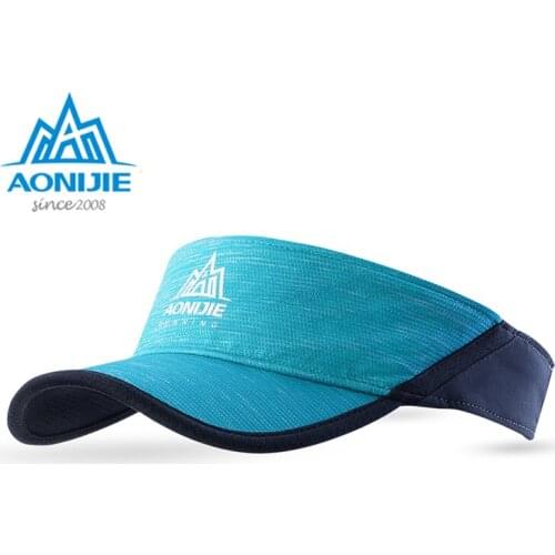 AONIJIE Lightweight Sun Visor Cap Hat Sports Beach Golf Fishing Marathon with Adjustable Strap Anti UV Quick Dry For Unisex