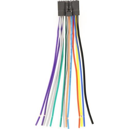 Car Radio Wire Harness for Pioneer 1500 2200 Stereo Audio ISO Wiring Adapter CD DVD Connector Cable 16 Pin