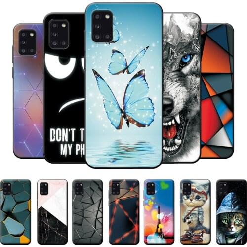 Case For Samsung Galaxy A31 Case For Samsung A31 SM-A315F 6.4" Phone Covers For Samsung Galaxy A31 Silicon Soft TPU Case Coque