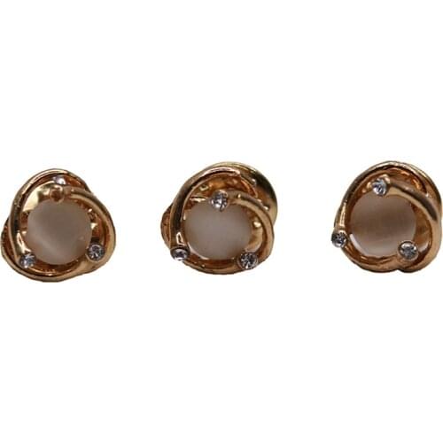 Good quality 13mm metal rhinestones button with sweater coat decoration button accessories DIY 5Pcs/Lot SP-0138