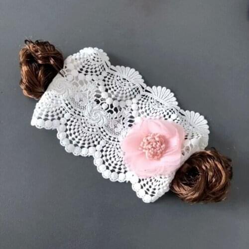 Creative Baby Girl Headband Bangs Curly Wig Hairband for Toddler Infant Photography Props Hair Accessories 69HE