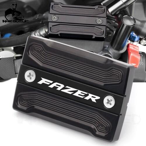 Motorcycle CNC Aluminum Front Brake Fluid Reservoir Cover Cap For YAMAHA FZ8 FAZER 2010-2014 FZ6 2004-2015 FZ1 FAZER 2006-2015
