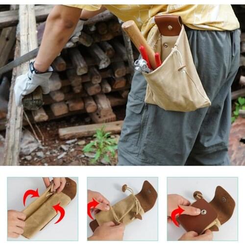 Multifunctional Camping Outdoor Foraging Bag Storage Bag Outdoor Tool Pouch Fruit Picking Bag Waist Hanging Bag Drop Shipping