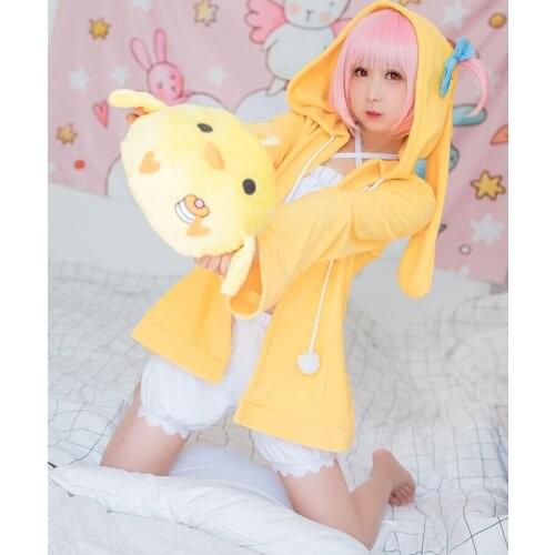 Game Azur Lane IJN Uzuki Pajamas Cosplay Costume Lovely Cute Yellow Nightdress Sleepwear halloween costumes for women