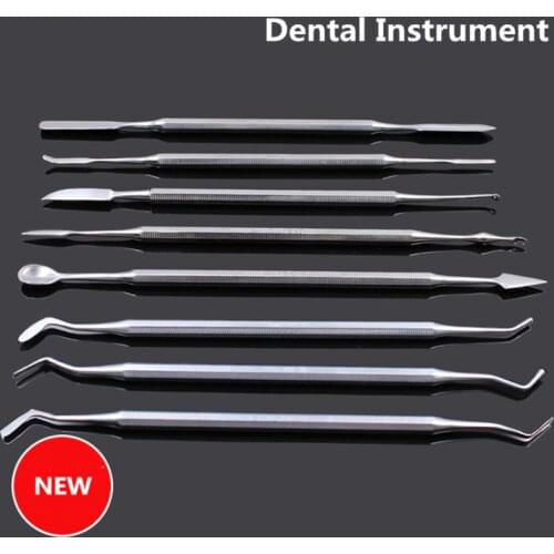 1Pcs Dental Wax Carver Mixing Spatula Knife Composite Filling Resin Instruments Make Up Tools Dentist Lab Materials Double Ends