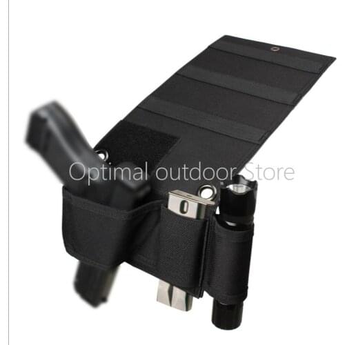 Tactical Holster Car Seat Nylon Outdoor Sports Hunting Multi-Function Military Stealth Holster Universal Small Cushion Holster