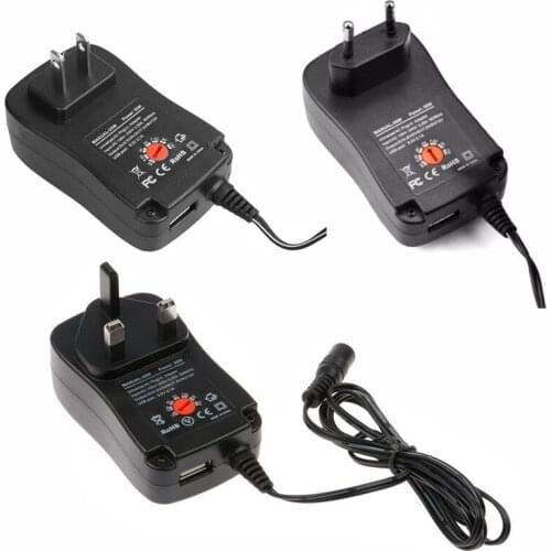 Universal 220V Power Adapter 12V 3V 4.5V 5V 6V 7.5V 9V 2A 2.5A for 30W Adjustable Power Supply Adapter Power Charger FN