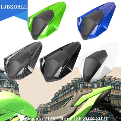 Motorcycle Tail Rear Cover Pillion Passenger Hard Solo Seat Cowl Back Hump Faring for Kawasaki Z125 Ninja125 2018-2021 2019 2020