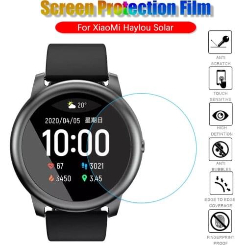 9H Tempered Glass for XiaoMi Haylou Solar Watch Screen Protector Smart Watch Protective Film