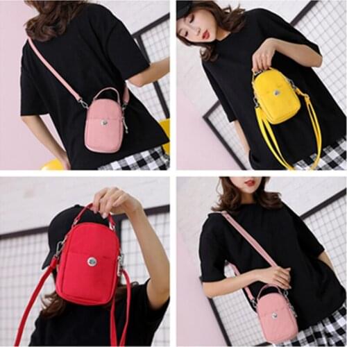 Girls Coin Purse Wallets Pocket Women Messenger Money Bags Cards Holder Lady Woman Wallet Pouch Mini Shoulder Mobile Phone Bag