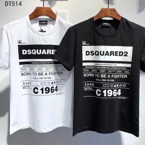 2021 New Style DSQ2 Fashion Trend Advanced Mens Printed T-Shirt DT514
