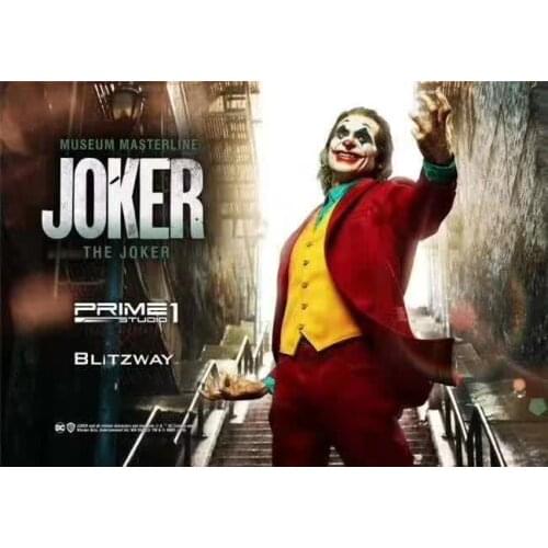 30cm New style Museum Masterline Joker Action Figure Happy Face The Joker Prime Studio Blitzway PVC Movable Collection Toy Gift