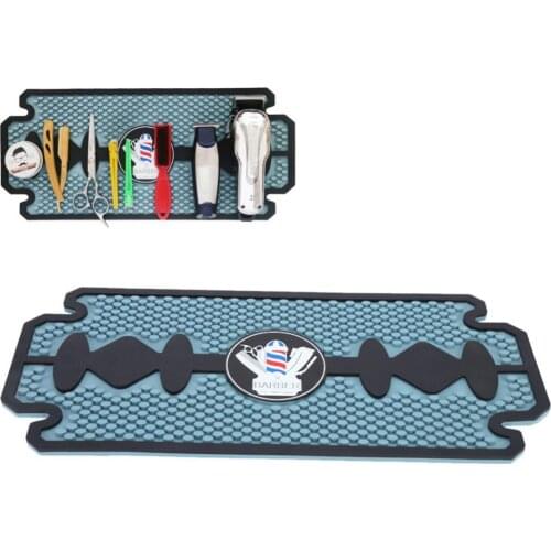 70% Hot Sale Easy to Use Anti-slip Hair Salon Silicone Anti-skid Barbers Hairdressing Tools Mat Pad Curler Holder New 2021