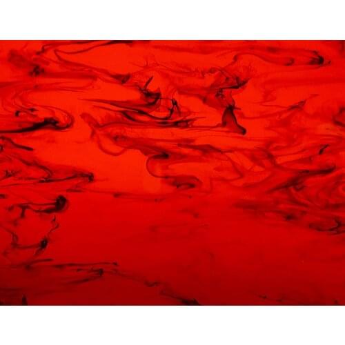 Acrylic/PMMA Translucent Inking Sheets 3.0mm for Jewelries, Crafts, Art Works, Decoration - Scarlet (TI04)