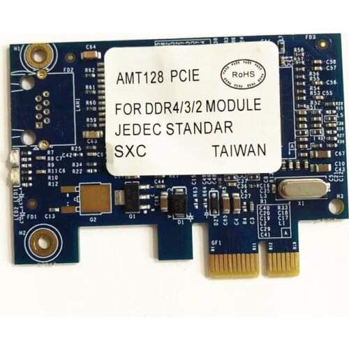PCI-E 1X DDR2/3/4 Memory Tester AMT64/AMT128 for INTEL X58 X99 P35 x48 p45 g41