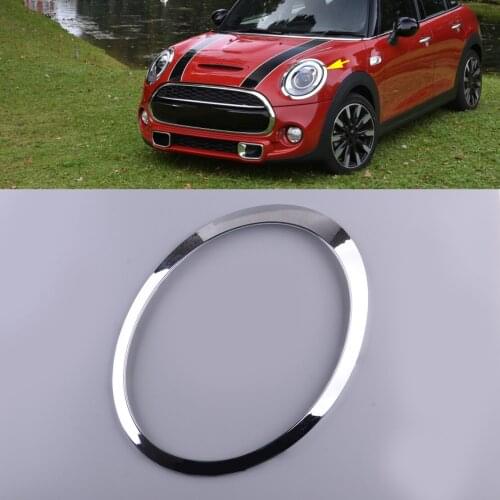 Car Right Side Chrome Headlight Trim Ring Fit For Mini Cooper R55 R56 R57 R58 R59 Clubman Hatchback Coupe 2012 2013 51137149906